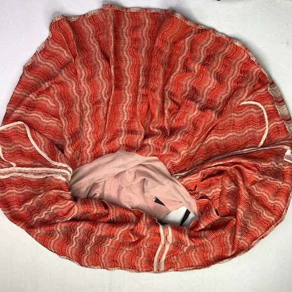 Rachel Comey Mini Dress Size XS Orange Tan Spaghetti Strap V Neck Open Back - Picture 6 of 11